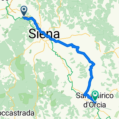 Strada Comunale di Monteriggioni to Via Dante Alighieri 111A