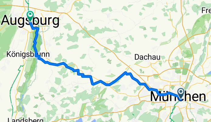 München-Augsburg-Radweg
