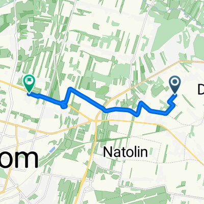 Dworska, Jedlnia-Letnisko do A Rapackiego, Radom