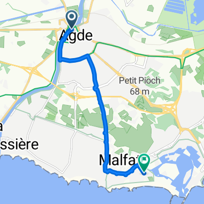 Quai des Freres Azema nach Rue des Corsaires Bis