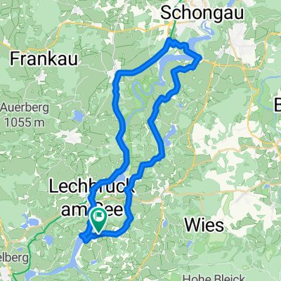 Anfahrtstour Prem,42 km,ca.2,5 Std