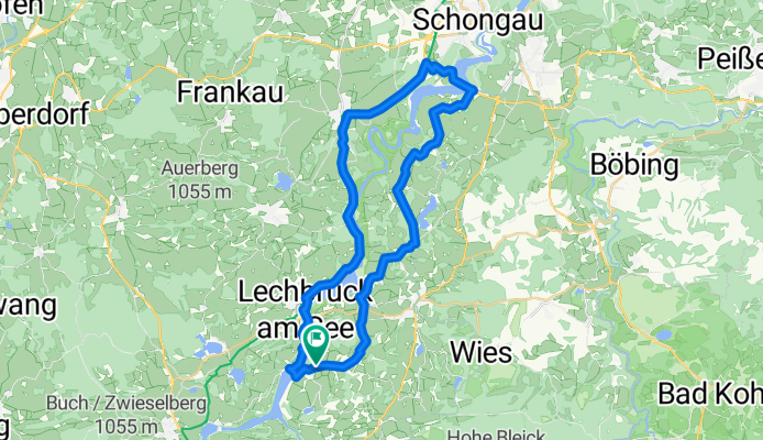 Anfahrtstour Prem,42 km,ca.2,5 Std