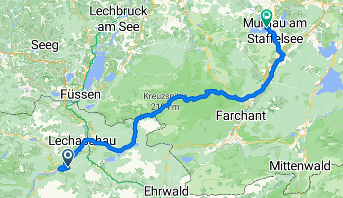 Von Ehenbichl bis Seehausen am Staffelsee