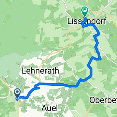 Brunnenstraße, Steffeln nach Römerstraße, Lissendorf