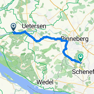 Kuhlworth, Neuendeich nach Datumer Straße, Halstenbek