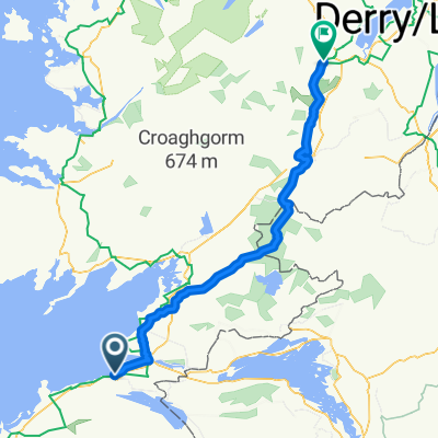 Day 7  Bundoran to Letterkenny