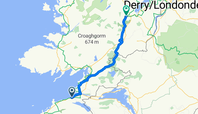 Day 7  Bundoran to Letterkenny
