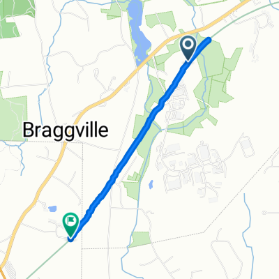 Upper Charles Trail, Holliston to Upper Charles Trail, Milford