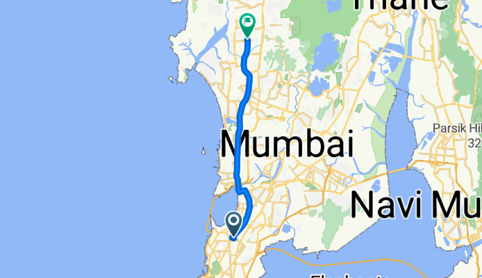 Route in Mumbai
