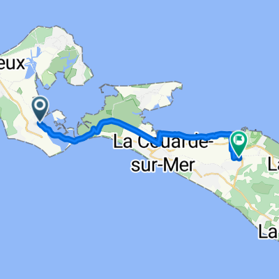 Quai de la Prée, Ars-en-Ré à Rue de Bel Air, Le Bois-Plage-en-Ré