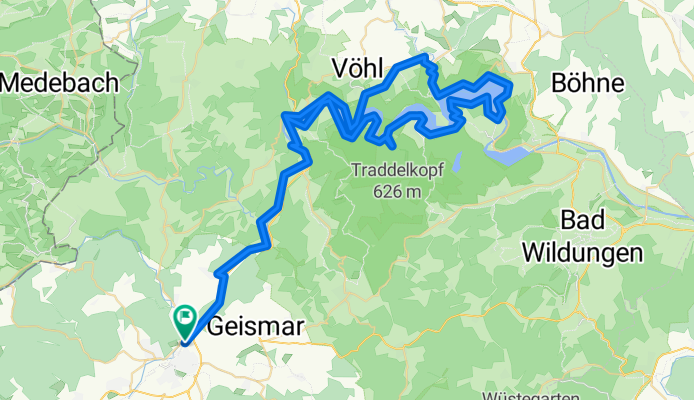 Ederstraße, Frankenberg (Eder) nach Frankenberg (Eder)