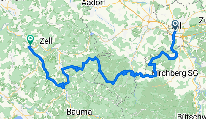 Herzschlaufe #999 E-Bike-Tour Wil Süd