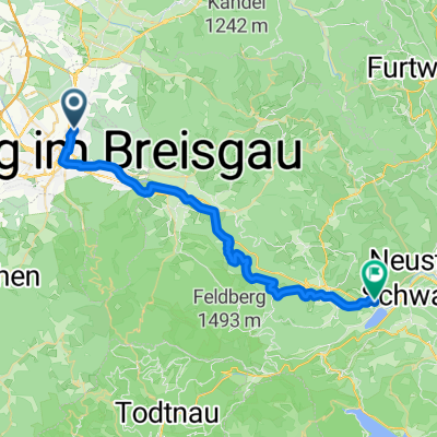 Gluckstraße nach Bärenhofweg