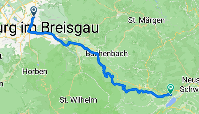 Gluckstraße nach Bärenhofweg