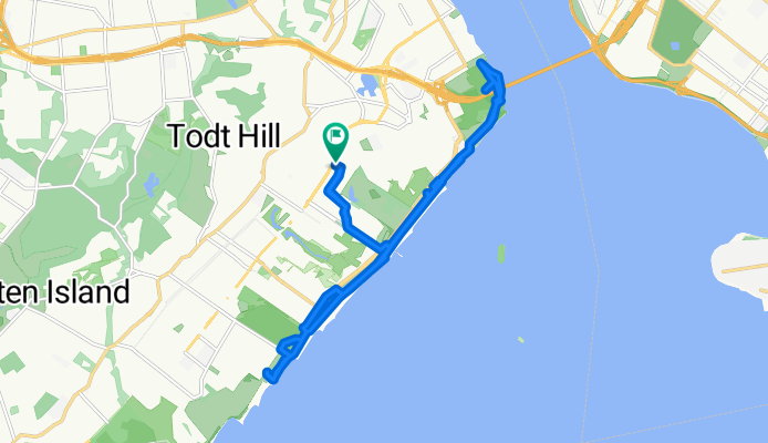 Benton Ave, New York to Benton Ave, New York