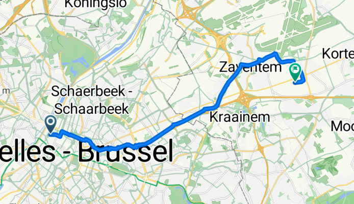 From Brussels to Zaventem