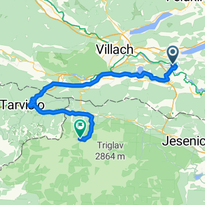 Day 1 Rosegg to Erjavčeva koča