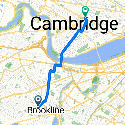 Washington St, Brookline to Elm St, Cambridge