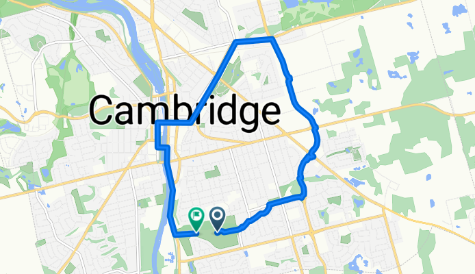 Churchill Park to Galt Loop