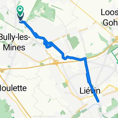 De Rue de la Saône à Rue de la Creuse