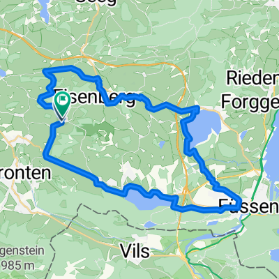 Allgäu-Schlösser und Ruinen kurz ab Zell