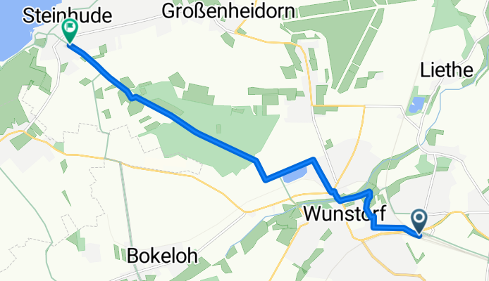 Hindenburgstraße, Wunstorf nach Vor dem Tore, Wunstorf
