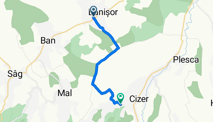 Str. Huluban to Drum Fără Nume