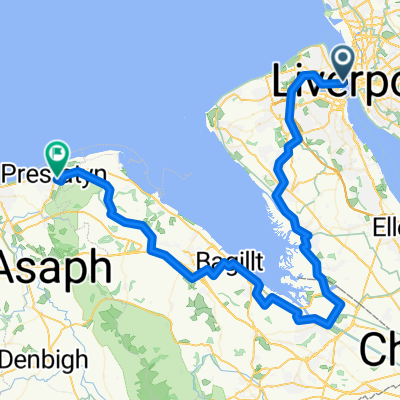 1 Liverpool ferry Wirral peninsula - Prestatyn