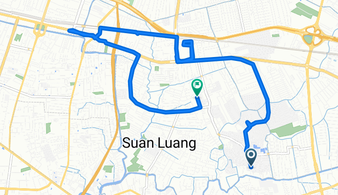 Suan Luang, Suan Luang District to Muban Panya, Suan Luang District