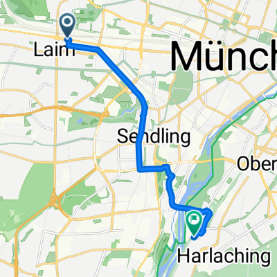 Landsberger Straße, Munich to Hochleite, Munich