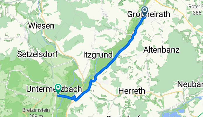 Biergarten Baumann Untermerzbach