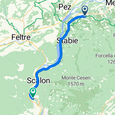 Via Bardies, Borgo Valbelluna to SP 1 bis, Setteville