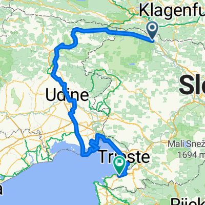 Via Alpe Adria from Jesenice to Koper-4 days