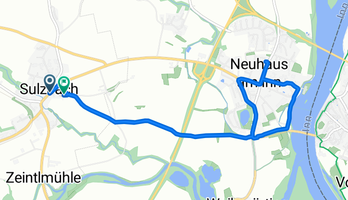 Fahrradtour nach Neuhaus am Inn