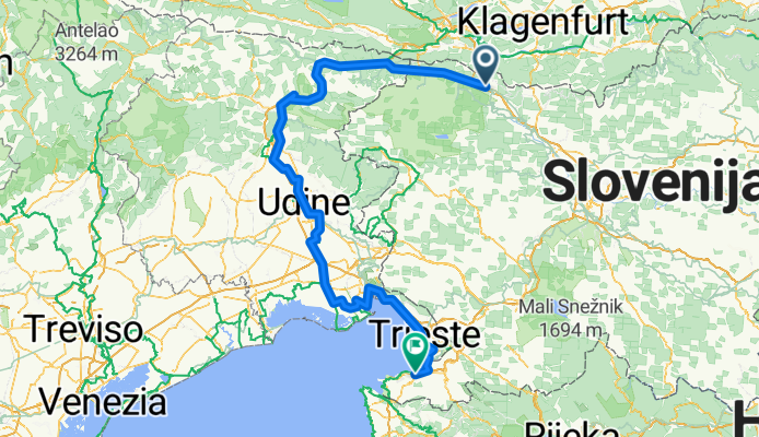 Via Alpe Adria from Jesenice to Koper-4 days