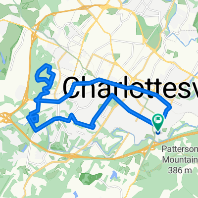 Route in Charlottesville