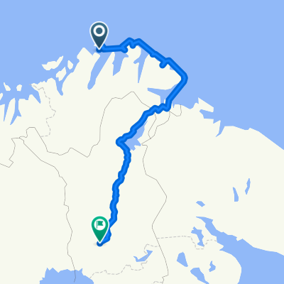 7 Honningsvag nach Rovaniemi