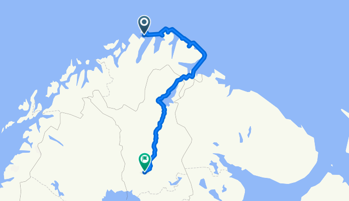 7 Honningsvag nach Rovaniemi