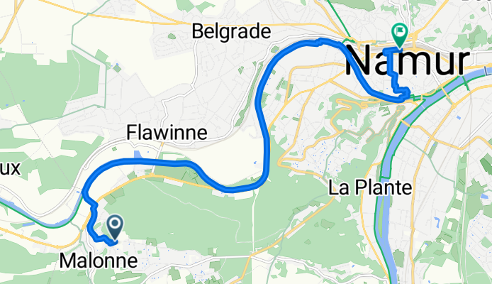 jour 9 Camping Trieux to Gare de train Namur