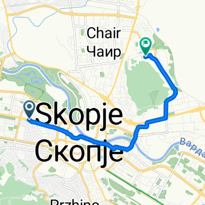 Bulevar Partizanski odredi, Skopje to Zenička, Skopje