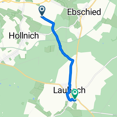 Gödenroth nach Lindenweg, Laubach