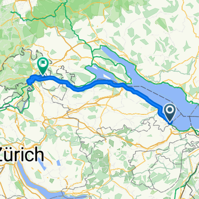 CH1-Arbon to Büsingen am Hochrhein
