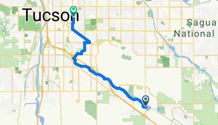 Route in Tucson