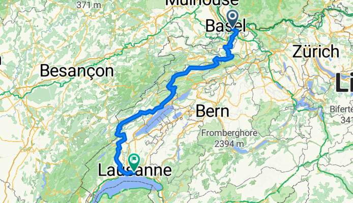 von Wyhlen nach Lausanne