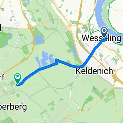 An St Germanus, Wesseling nach Weiherhofstraße, Brühl