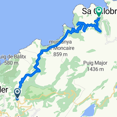 DIA 1. Tramo 1 Mirador Ses Barques - Sa Calobra