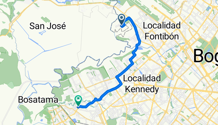 De Bogotá a Carrera 75-43