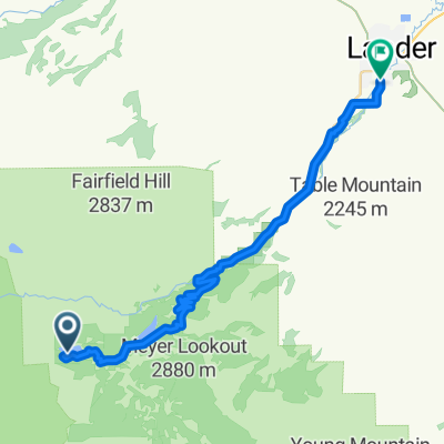 Route to Lander