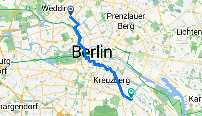 Müllerstraße, Berlin to Sonnenallee, Berlin