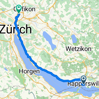 Rapperswil-Bahnhof bis Seebach